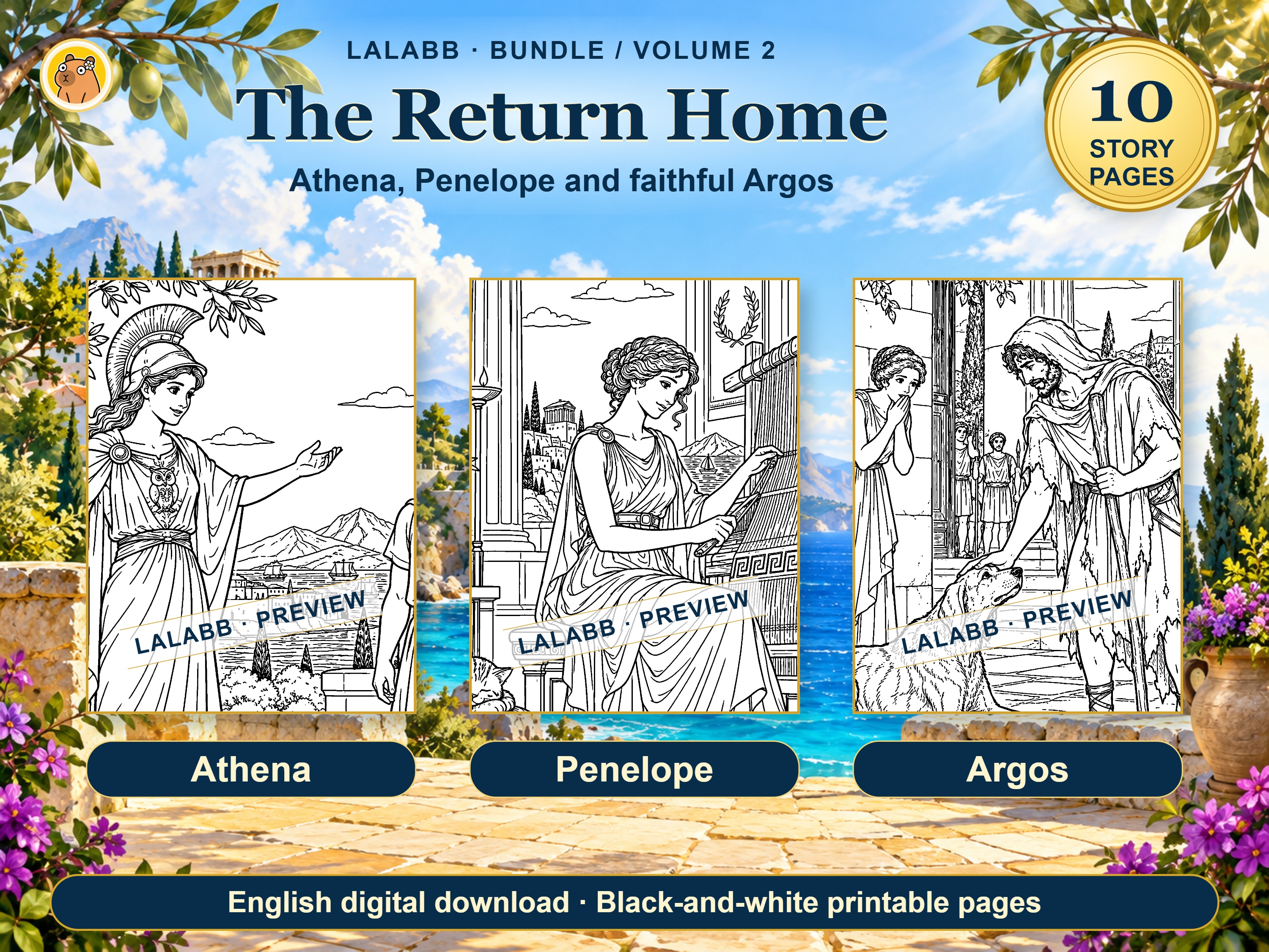 Approved bundle promotional preview: Vol. 2 · The journey home
