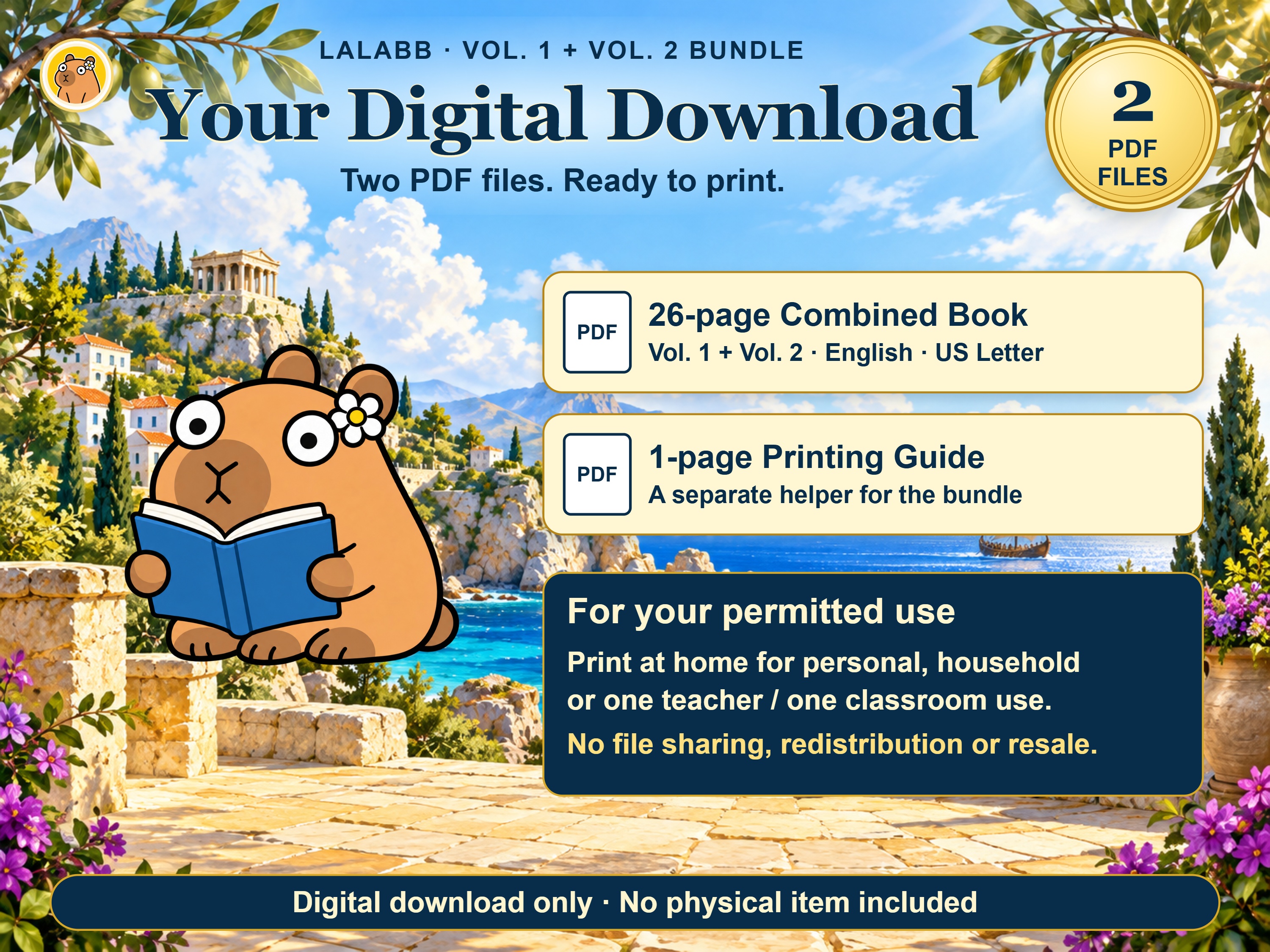 Approved bundle promotional preview: Files & usage