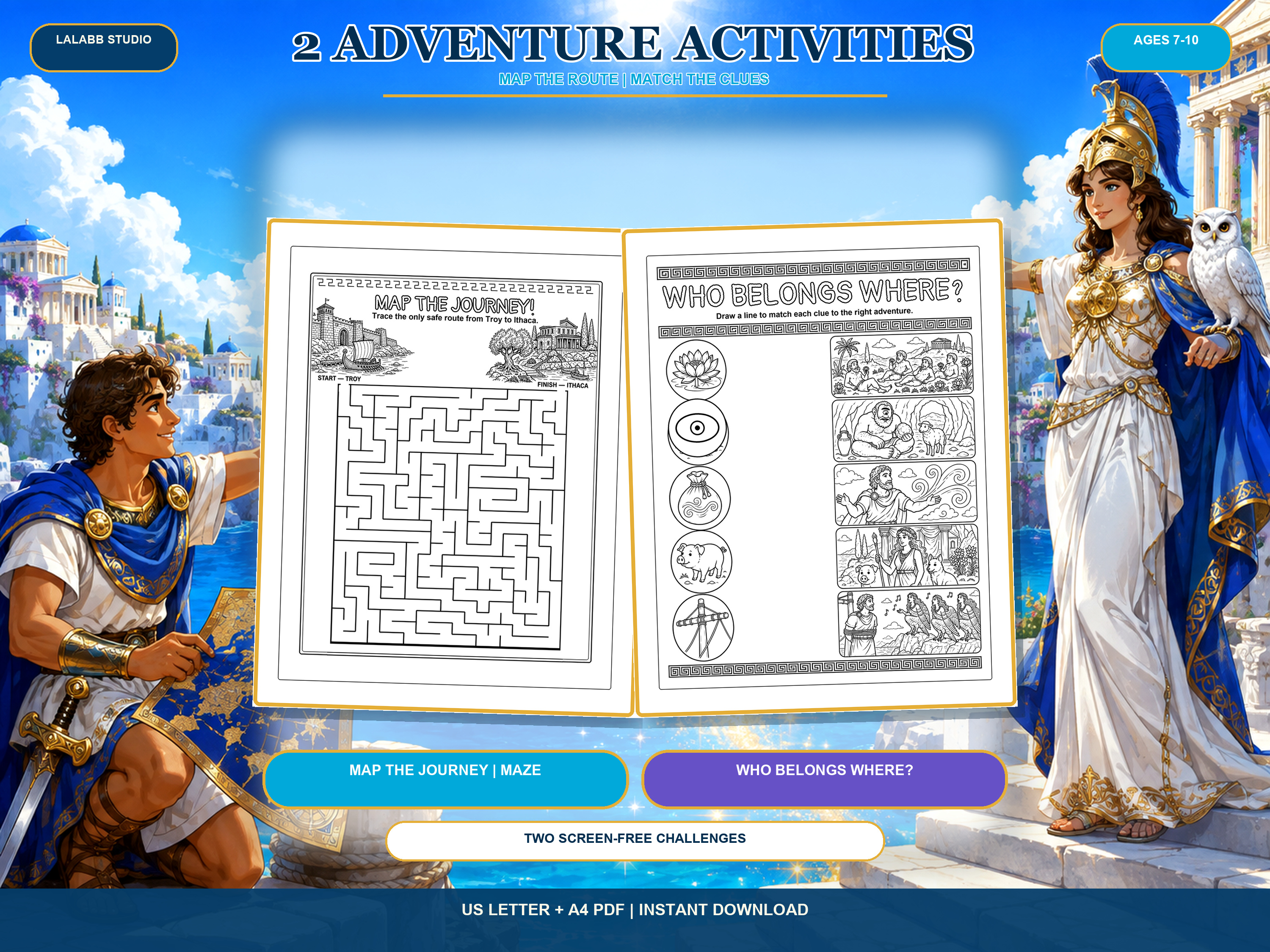 Existing approved Odyssey Vol. 1 adventure activities promotional image